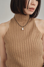 画像をギャラリービューアに読み込む, back cross knit tops