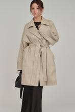 画像をギャラリービューアに読み込む, relaxed linen overcoat