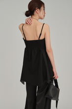 Load image into Gallery viewer, layered peplum cami tops