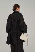 画像をギャラリービューアに読み込む, relaxed linen overcoat