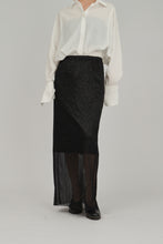 Load image into Gallery viewer, lame fine pleated skirt