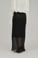 Load image into Gallery viewer, lame fine pleated skirt