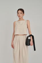 画像をギャラリービューアに読み込む, front split cocoon dress