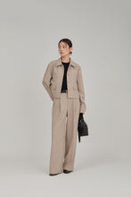 Load image into Gallery viewer, thin slub straight pants