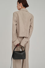 画像をギャラリービューアに読み込む, thin slub short jacket