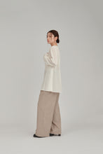 Load image into Gallery viewer, no collar sheer jacket