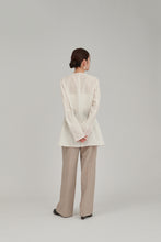 Load image into Gallery viewer, no collar sheer jacket