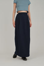 画像をギャラリービューアに読み込む, fine belt cocoon skirt