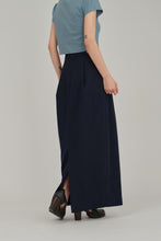 画像をギャラリービューアに読み込む, fine belt cocoon skirt