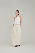 画像をギャラリービューアに読み込む, fine belt cocoon skirt