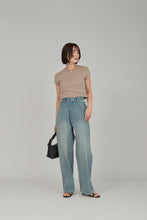 画像をギャラリービューアに読み込む, waist slit denim