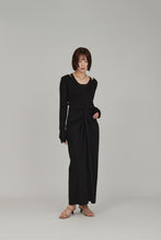 Load image into Gallery viewer, front twist drape skirt