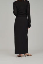 Load image into Gallery viewer, front twist drape skirt