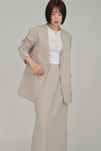 画像をギャラリービューアに読み込む, gypsy sap  no collar jacket