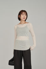 画像をギャラリービューアに読み込む, boat neck sheer tops