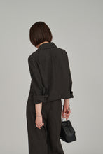 画像をギャラリービューアに読み込む, thin slub short jacket