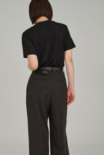 Load image into Gallery viewer, thin slub straight pants