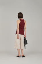 画像をギャラリービューアに読み込む, relax satin harf pants