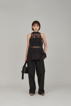 画像をギャラリービューアに読み込む, back tie lace tops