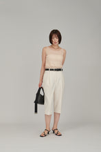 画像をギャラリービューアに読み込む, 後半　詳細記載なしlo271-95 sheer lame no sleeve rib knit