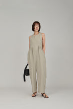 Load image into Gallery viewer, slub twill back tie combinaison