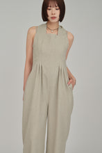 Load image into Gallery viewer, slub twill back tie combinaison