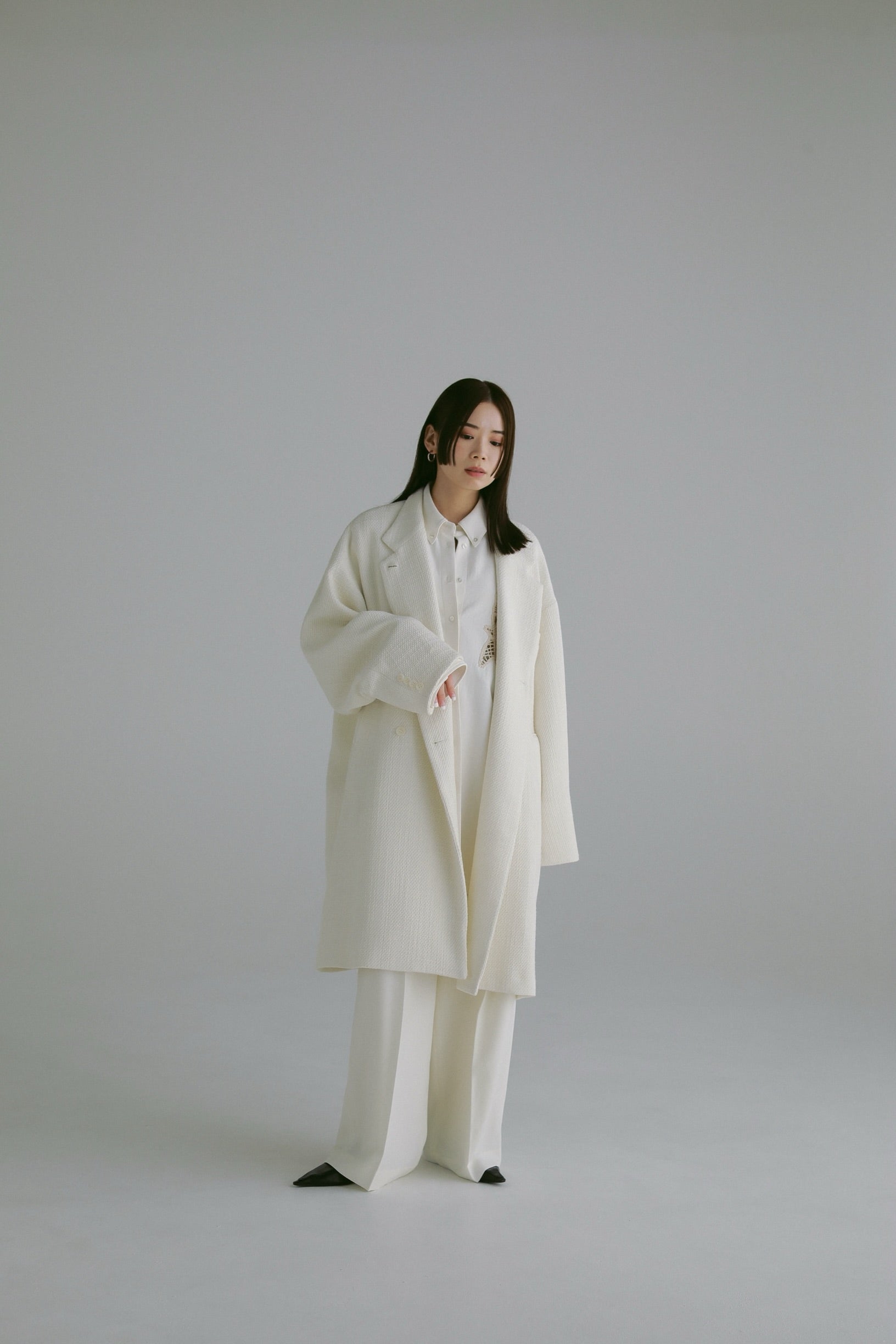 【louren】tweed middle coat tweed middle coat – louren store