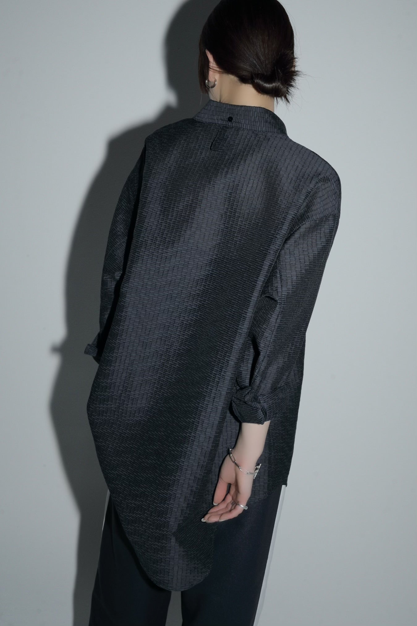 cotton jacquard over shirt – louren store