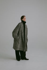 tweed middle coat