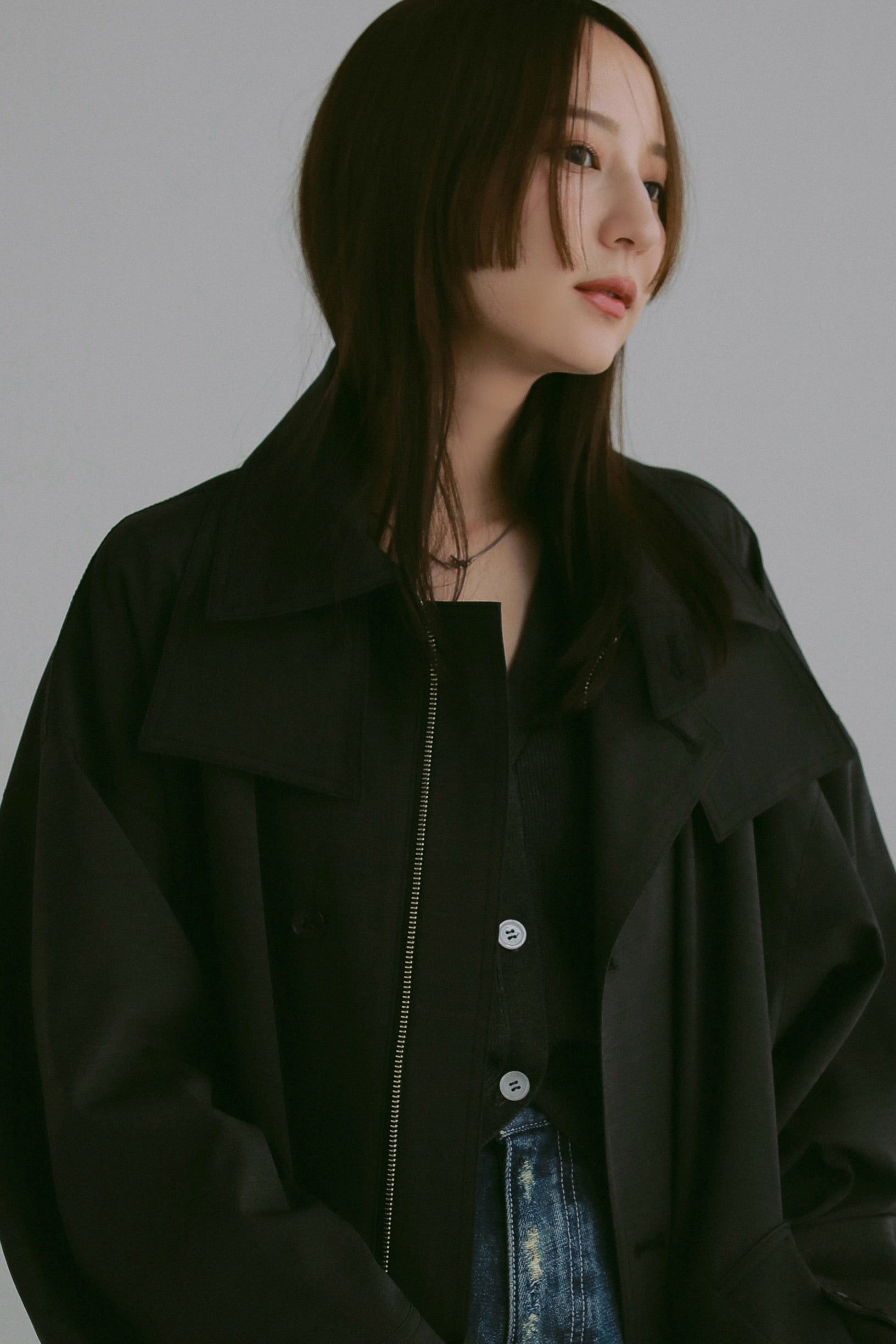 wool twill blouson – louren store