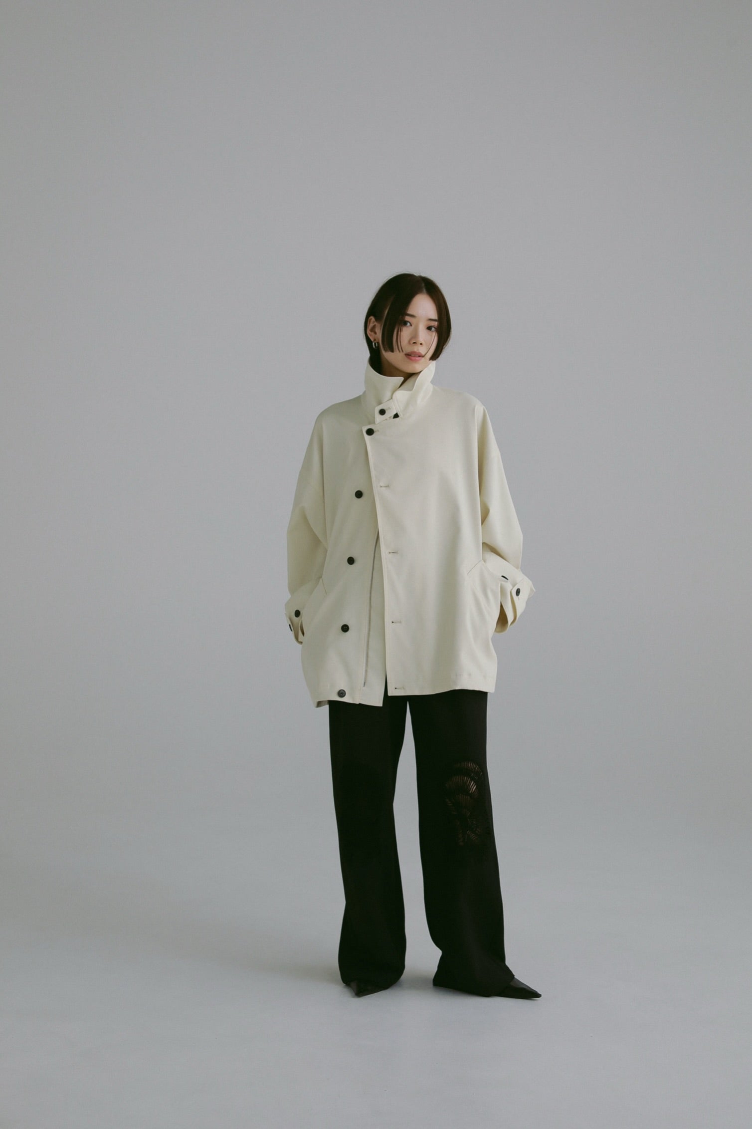wool twill blouson ローレン louren wool twill blouson – louren store