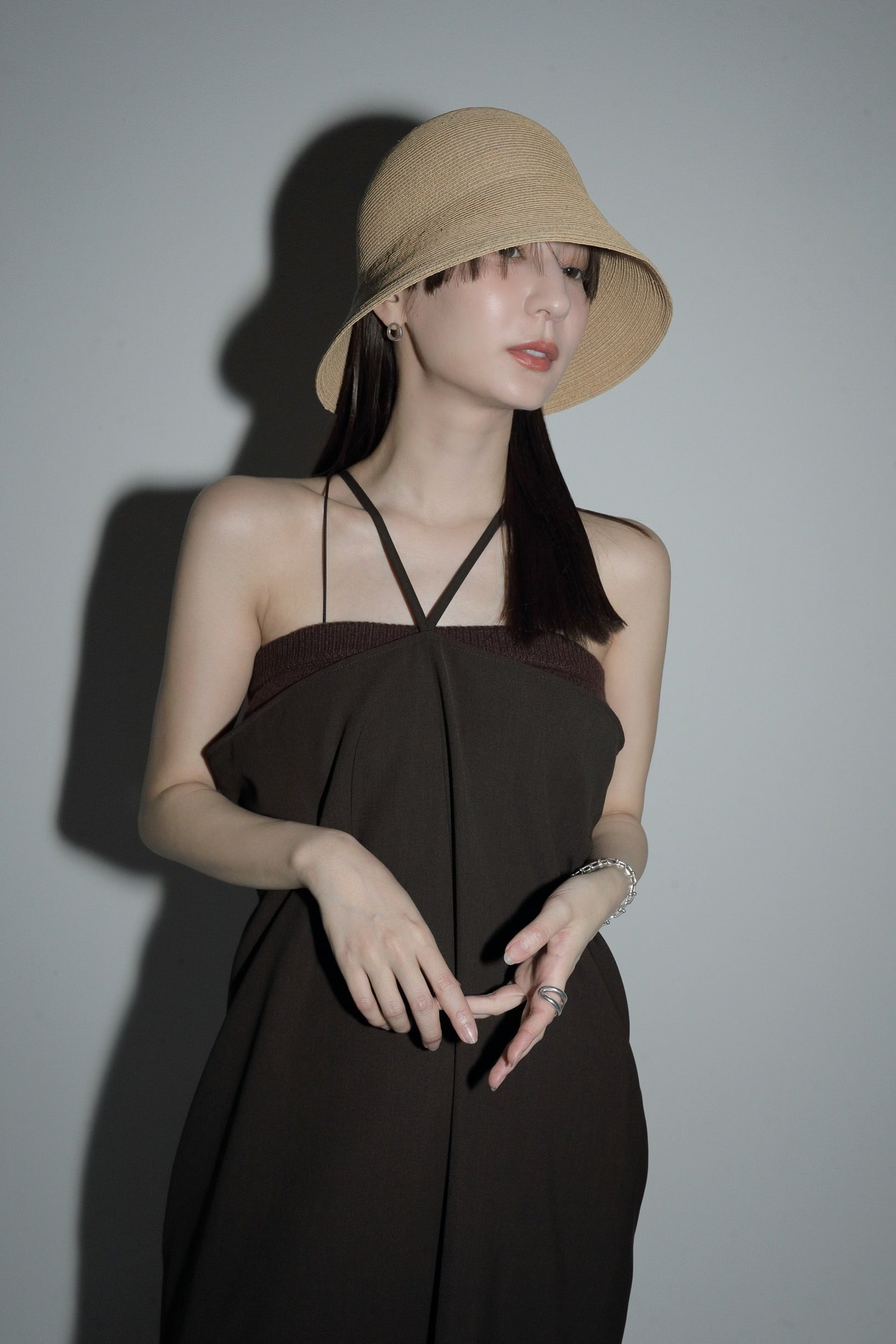 帽子 louren raffia bell hat raffia bell hat – louren store