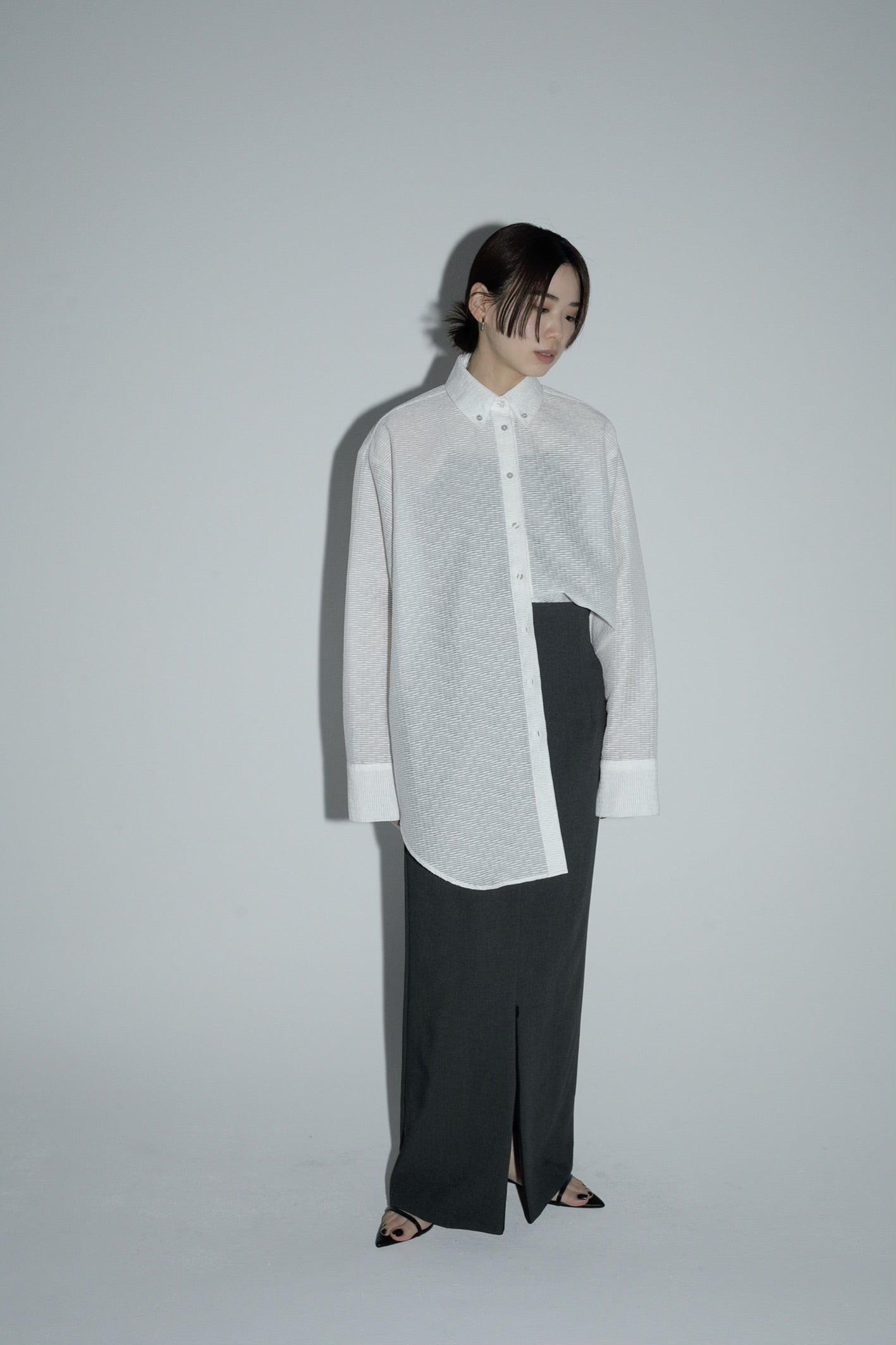 cotton jacquard over shirt – louren store