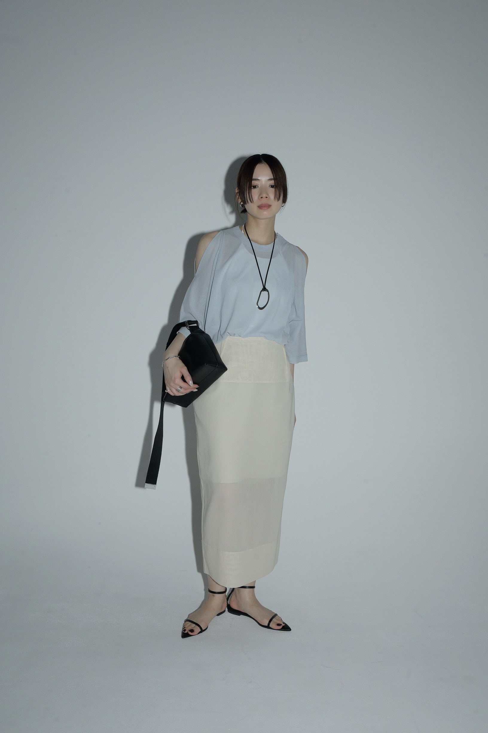 sleeve cut sheer tops – louren store