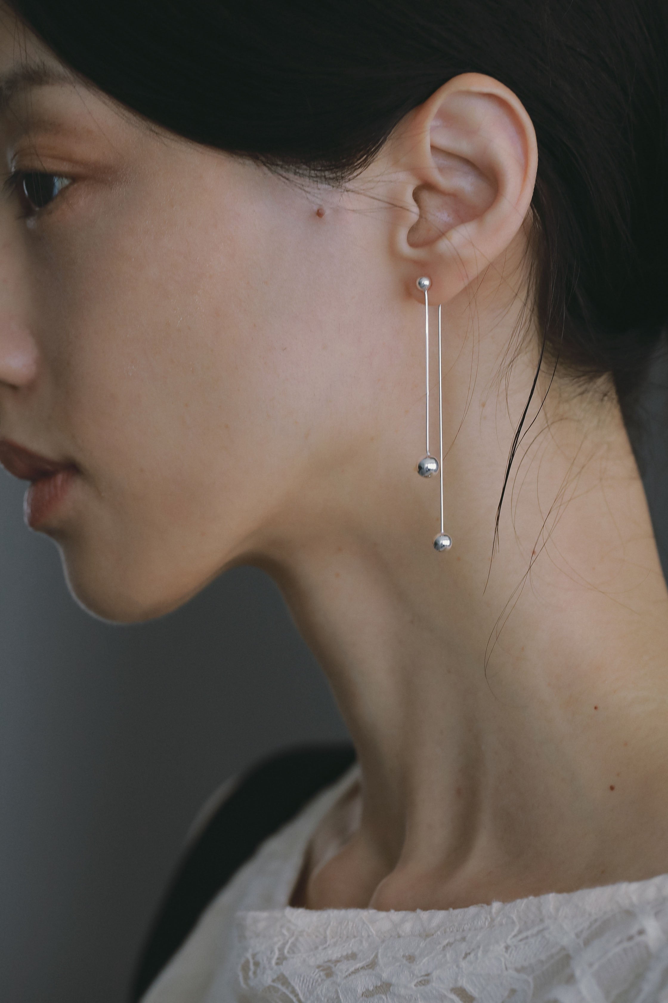 ビーホールディン/イヤリング twin ball pierce – louren store