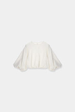 Load image into Gallery viewer, linen like puff sleeve blouse