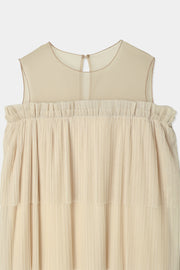 tulle pleats tiered tops – louren store