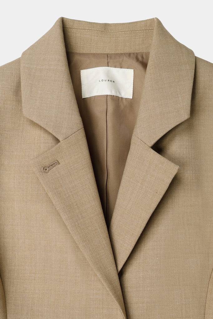 9,777円louren slit sleeve tailored jacket