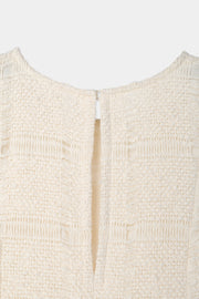 slub yarn check dress – louren store