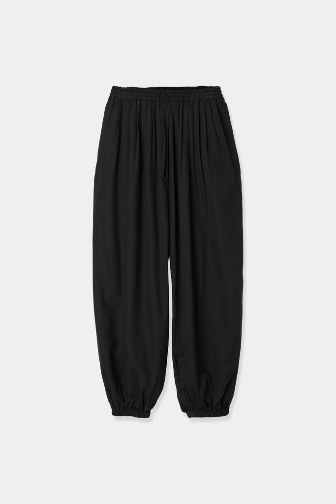 cotton tuck volume pants