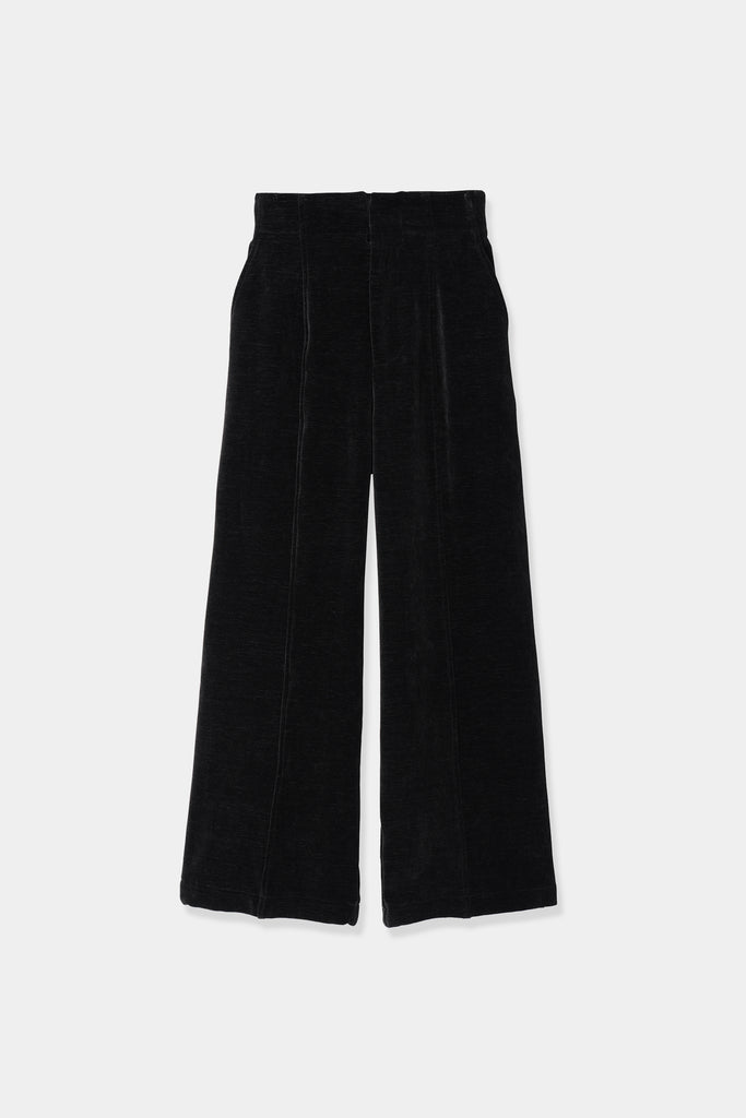 velvet straight pants – louren store