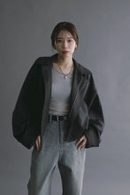 画像をギャラリービューアに読み込む, model：157cm ( charcoal / FREE )