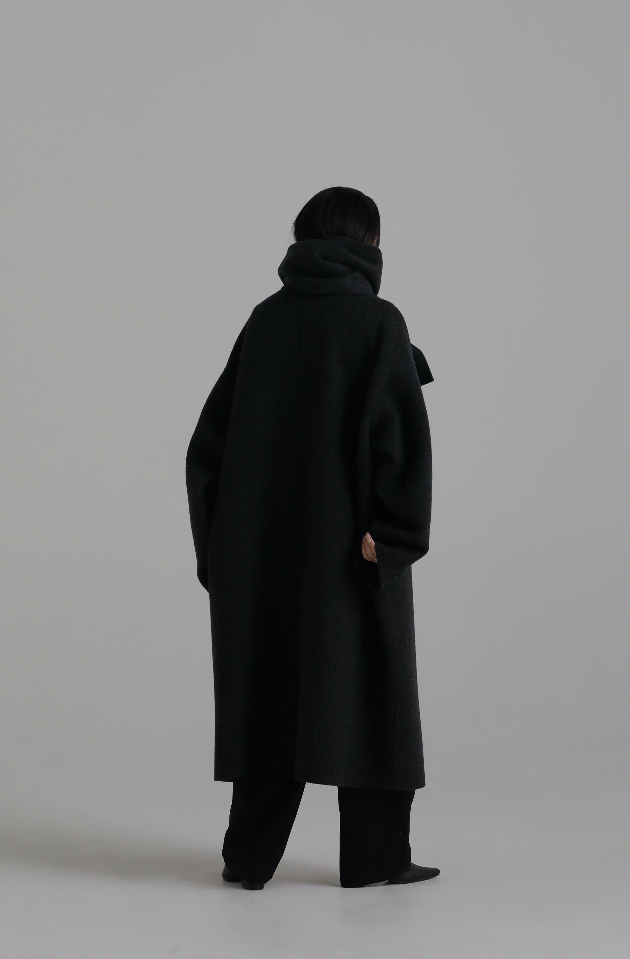 doubleface muffler coat – louren store