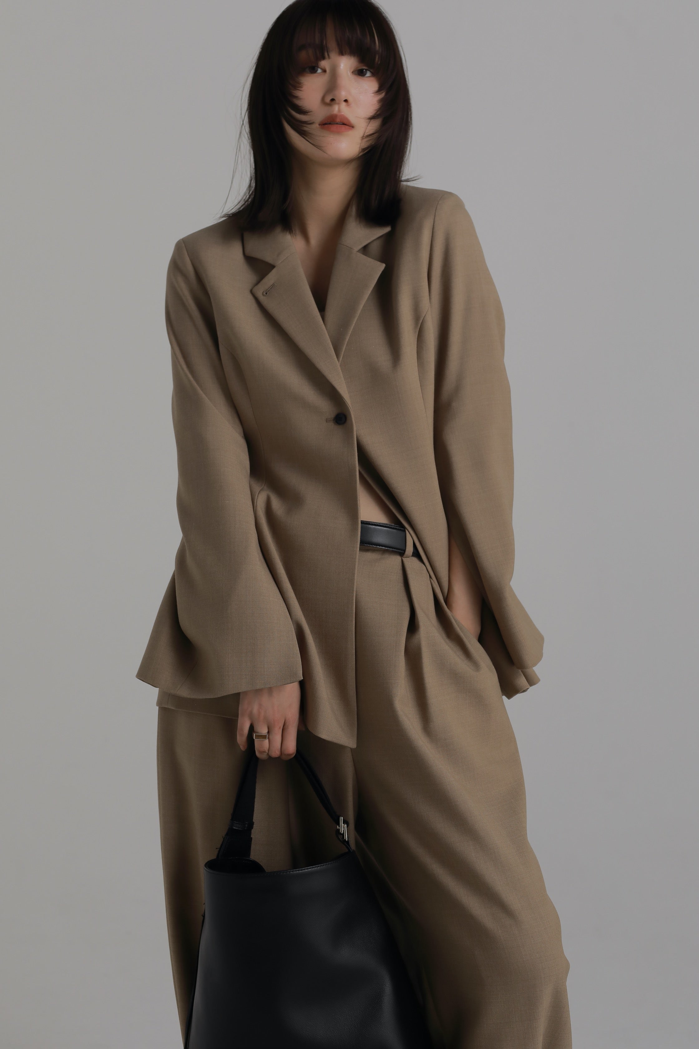 slit sleeve tailored jacket – louren store