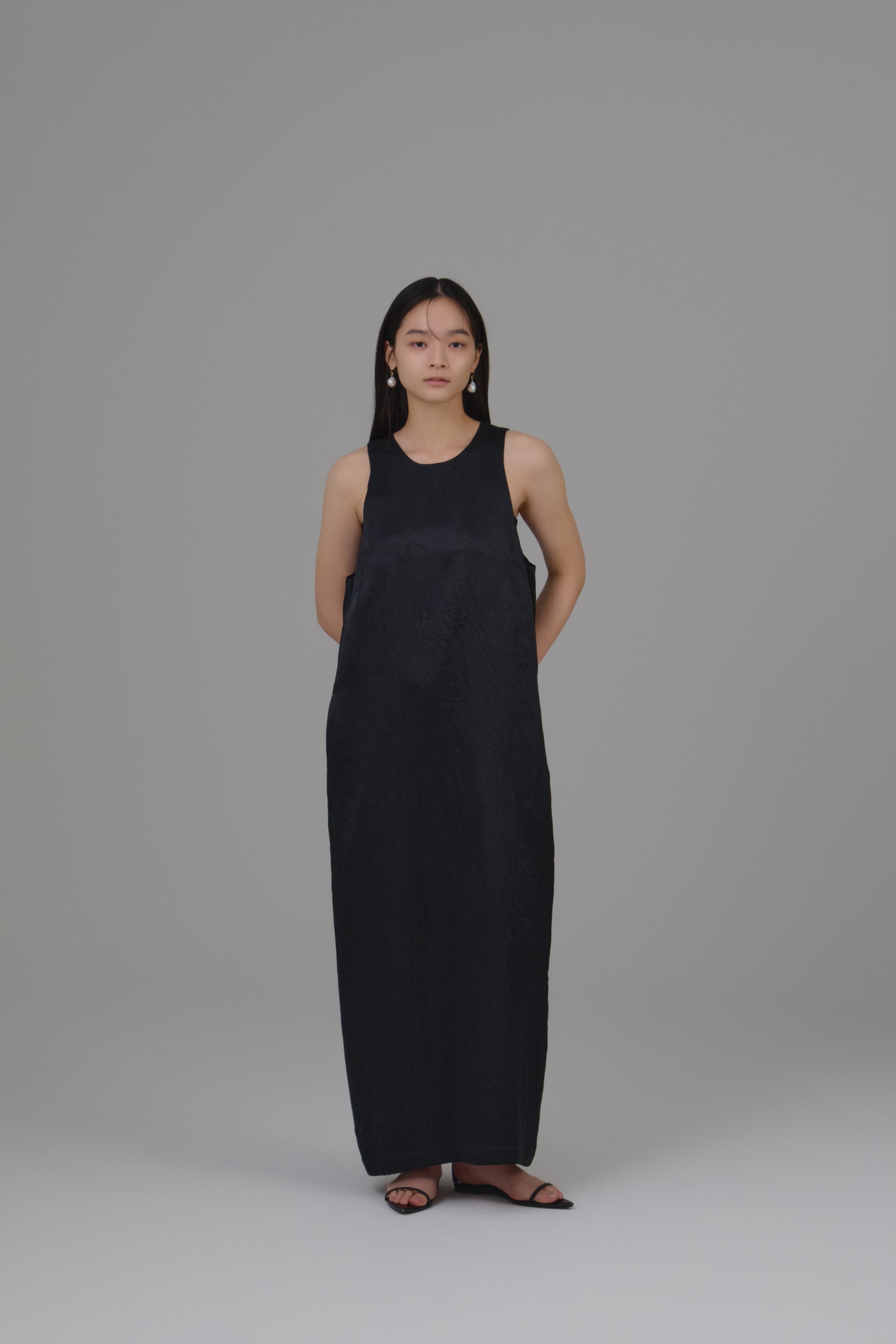 satin cocoon dress – louren store