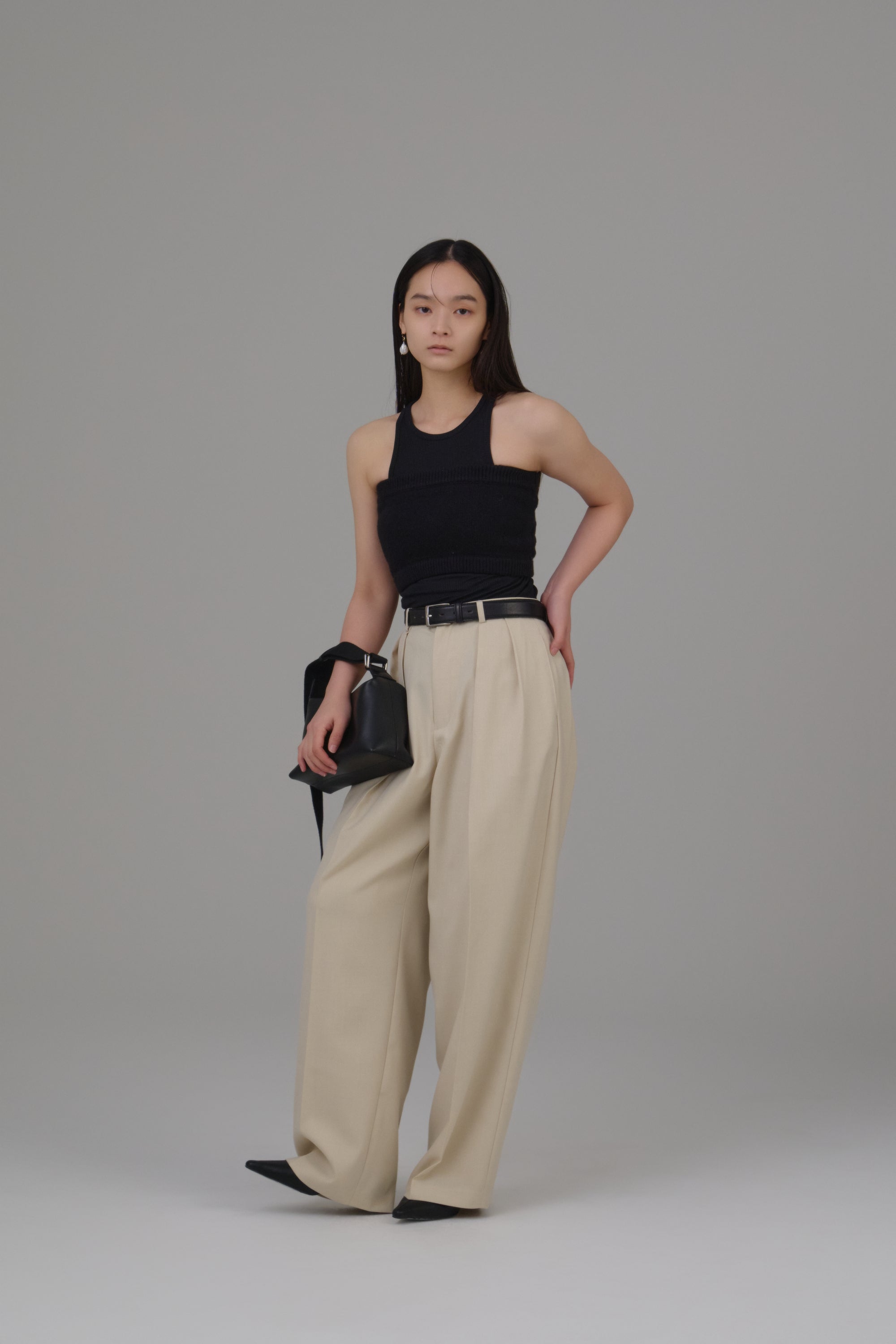 ⭐︎にか⭐︎ louren front botton knit tops louren＊front button knit tops