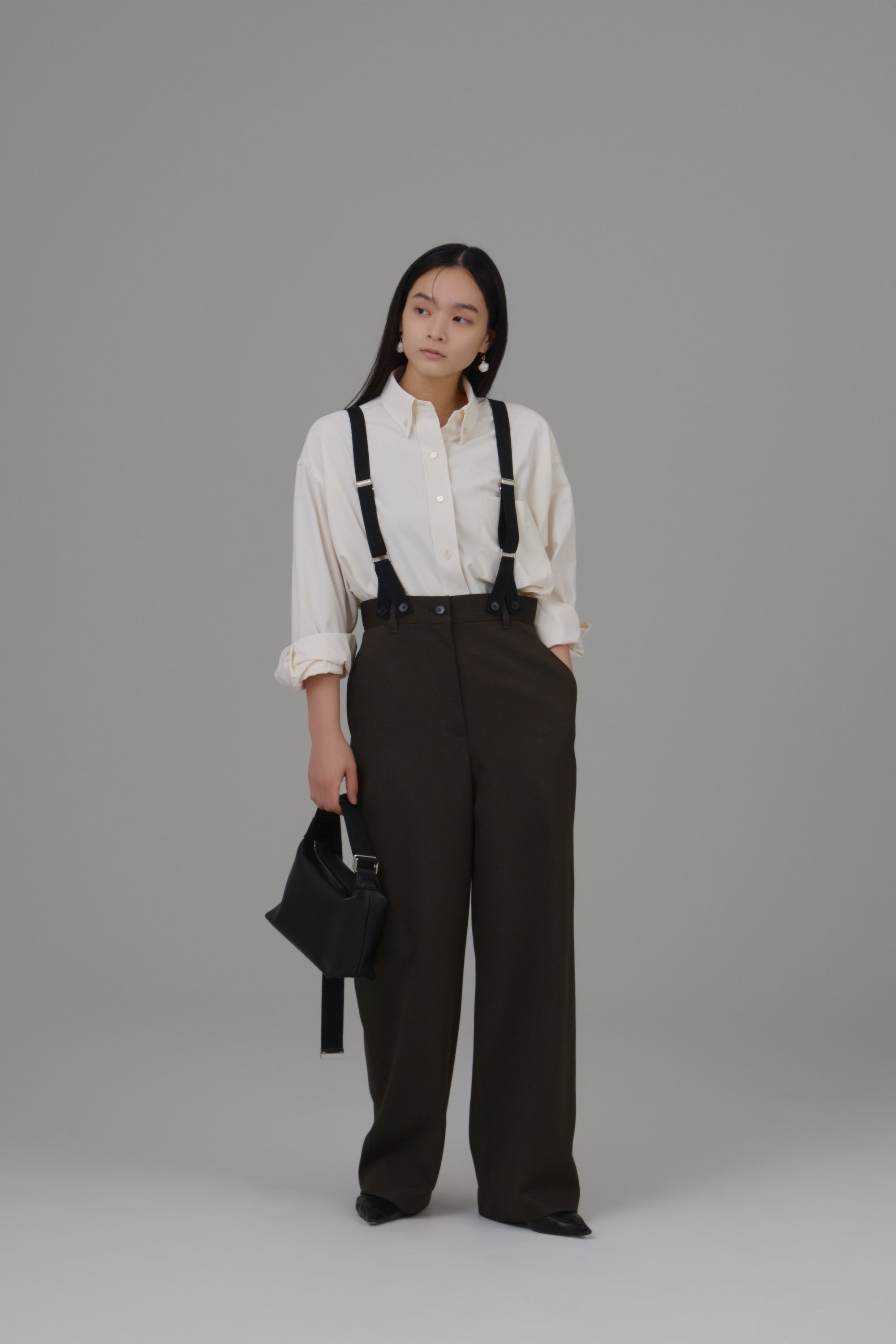 louren suspenders wide pants Sサイズ suspenders wide pants louren suspenders wide pants Sサイズ suspenders wide pants