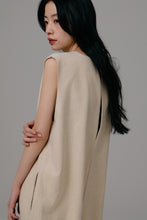 画像をギャラリービューアに読み込む, Vneck tweed combinaison