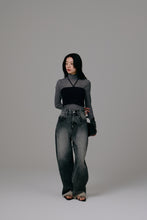 Load image into Gallery viewer, high neck sheer tops