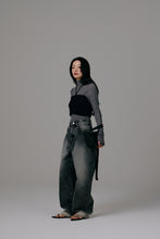 Load image into Gallery viewer, high neck sheer tops